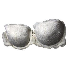 🛒 $8 - #4103-3 Victoria's Secret Underwire Bra White Lace RN54867 Size 34B